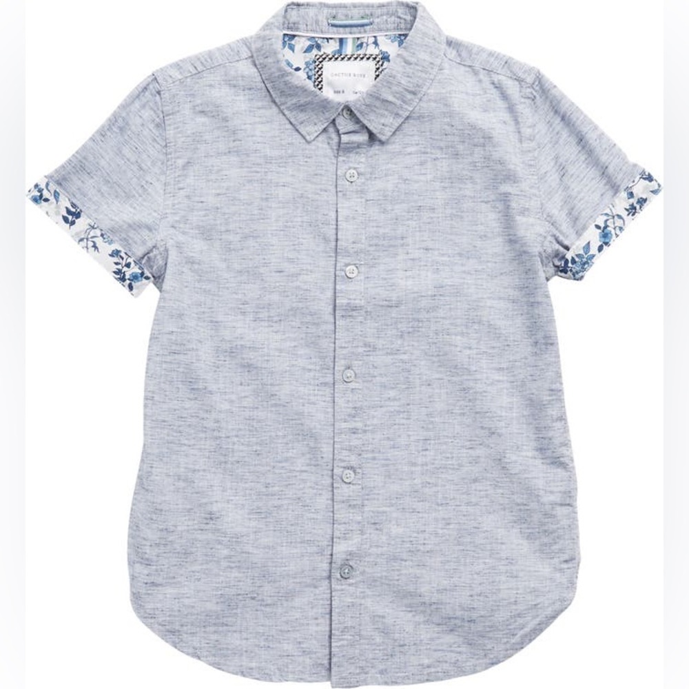 Kids' Short Sleeve Button-Up Shirt
DENIM AND FLOWER